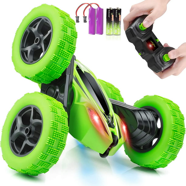 Details about   Remote Control Car Toy Rotating Stunts RC Boy Girl Gift High Speed Fun New